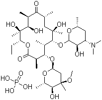 磷酸红霉素(cas:4501-00-2) 结构式图片